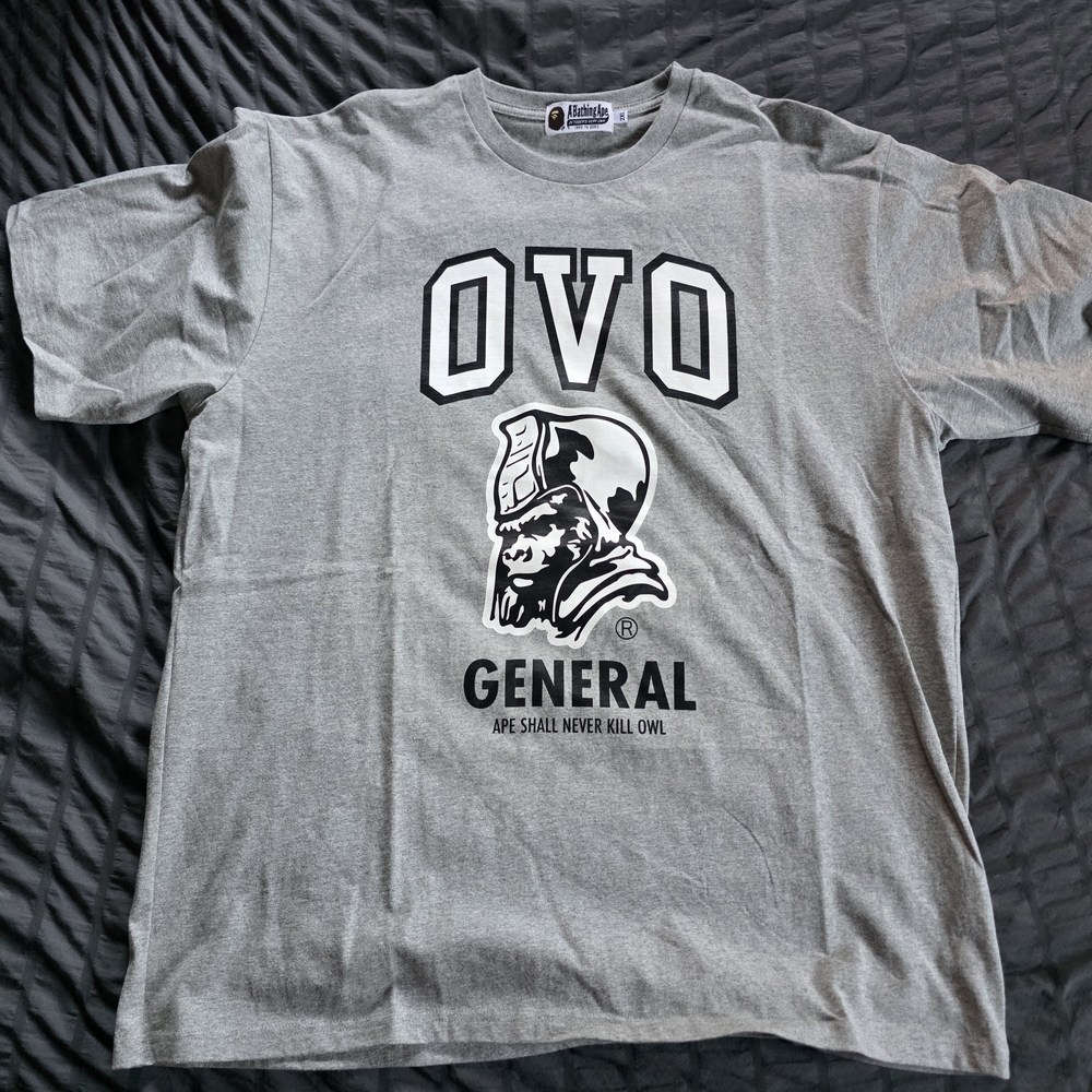 OVO Gray General Short Sleeve Tee